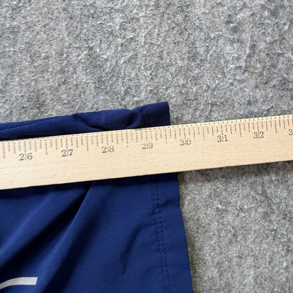 Nike Running Track Pants Men M Blue 30" DRI-FIT Ankle Zip Stretch 905067 - Picture 14 of 16